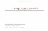 Support de Cours (Version PDF)campus.cerimes.fr/odontologie/enseignement/chap221/site/html/cours.pdf · - Support de Cours (Version PDF) - Fils de suture et colles chirurgicales Société