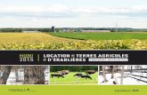 Location de terres agricoles et d'érablières - Chaudière ...€¦ · Ce document est la synthèse d’un dossier agronomique préparé par M. Samuel Champagne, étudiant en agroéconomie
