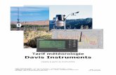 Tarif météorologie Davis Instrumentsdavis-meteo.com/PDF/CATALOGUE-PRIX-DAVIS.pdf · CIMA TECHNOLOGIE – 142 allée du Berfayet – F-69250 MONTANAY – France Téléphone : 04.78.91.41.05