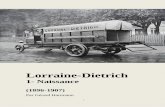 Lorraine-Dietrich · Camion Lorraine-Dietrich amenant des pièces de Lunéville à Argenteuil, 1905. (LFA). Adrien de Turkheim participe sur les voitures de sa marque à toutes les