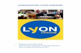 Rapport 20172018 LyonUkraine F · Le rapport d’activités Avril 2017 • Conférence sur la guerre en Ukraine à l’Université Lumière Lyon 2 : une centaine de participants dont