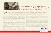 séismes · Ministère de l’Écologie, du Développement durable et de l’Énergie  séismes du Tricastin (moyenne vallée du Rhône) en juillet et août 1873