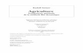 INTRODUCTION : Dornach, 20 juin 1924 · Rudolf Steiner Agriculture Fondements spirituels de la méthode Bio-dynamique . Koberwitz (Silésie): 8 conférences, allocution, Réponses