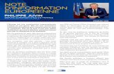 NOTE D’INFORMATION EUROPÉENNE · 2018-02-28 · Concrètement, il fournit aux services doua-niers nationaux les outils nécessaires pour protéger les consommateurs européens