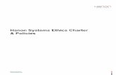 Hanon Systems Ethics Charter & Policies...Hanon Systems 3 hanonsystems.com Hanon Systems Ethics Charter 1. Preface At Hanon Systems and our affiliates (collectively, “the Company”),