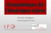 Géopolitique de l’Afrique - Xavier Aurégan · Tout document emprunté (carte, citation, photographie, croquis, etc.) doit être sourcé (nom de l’auteuret date au minimum, lien