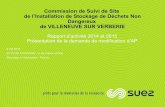Commission de Suivi de Site de l’Installation de Stockage ......2 ICSS de l’ISDND de Villeneuve sur Verberie – 9 mai 2016 3 000 collaborateurs ... Zn, Cu, Pb, Ni, Al, B, F, DBO5