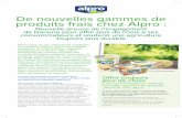 De nouvelles gammes de produits frais chez AlproDe nouvelles gammes de produits frais chez Alpro : Nouvelle preuve de l’engagement de Danone pour offrir plus de choix à ses consommateurs