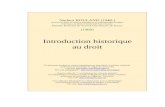 Introduction historique au droit · Web viewLes fichiers (.html, .doc, .pdf, .rtf, .jpg, .gif) disponibles sur le site Les Classiques des sciences sociales sont la propriété des
