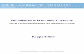 Emballages & Economie Circulaire - Europa · 2018-02-16 · Emballages & Economie Circulaire Un cas d’étude emblématique de l’Economie Circulaire Rapport final . Conseil National