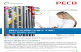 PECB Certified ISO/CEI 27001 Lead Implementer · 2019-10-18 · PECB Certified ISO/CEI 27001 Lead Implementer Maîtrisez la mise en œuvre et la gestion d’un Système de management