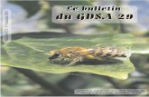Le bulletin du GDSA 29 - GDSA-29 | Groupement de ......GDSA-29 7 O. CORNUTA est une très belle abeille, habillée de velours noir sur la tête et le thorax et d'un velours roux vif