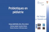 Probiotiques en pédiatrie...Un mot d'histoire. 1900: publication des 2 premières études sur le microbiome intestinale Les bébés nourris au sein possèdent un microbiome fécal