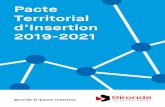 Pacte Territorial d’Insertion 2019-2021...PACTE TERRITORIAL D’INSERTION 2019 3 PARTIE 1 Le partenariat, clef de voûte du PTI 2019-2021 La coordination des acteurs publics est