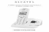 GUIDE D'UTILISATEUR · Nota : Votre téléphone Alcatel F380 Voice est un appareil agréé à la norme DECT™*, destiné à émettre et recevoir des communications téléphoniques.