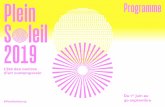 Plein Programme S leil 20 9 - d.c.a / association ... · 3 Du 1er juin au 30 septembre 2019, Plein Soleil, l’été des centres d’art contemporain, invite les publics à découvrir