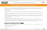 ISO 31000 - Management du risquenormadoc.com/media/brochure/147.pdf · 2018-06-15 · ISO 31000 - Management du risque Les risques auxquels sont confrontées les organisations peuvent