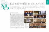 L’ACTUALITE DE L’ASSOCIATION RETOUR SUR - Musée d'Orsay · e travail de refonte de l’identité visuelle de la SAM’O se poursuit avec la mise en ligne du nouveau site internet.