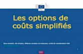 Les options de coûts simplifiésec.europa.eu/regional_policy/sources/docgener/informat/expert_training/... · • Article 68(1) (b) CPR: un taux forfaitaire maximal de 15 % des frais