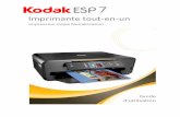 Puma UG ESP 7resources.kodak.com/.../1K3280_RevD_ESP7_UG_fr-CA.pdfGuide d’utilisation de l’imprimante Kodak ESP 7 1 Ce Guide d'utilisation vous aidera à faire fonctionner votre