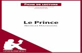Le Prince (Fiche de lecture) · Un procédé littéraire : les exempla Le genre du miroir du prince Machiavel et le machiavélisme Une œuvre humaniste PISTES DE RÉFLEXION 11 POUR