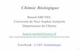 Chimie Biologiquesondesfluorescentes.unice.fr/PDF-Students/chimie...8 Activité optique La plupart des propriétés physiques et chimiques des énantiomères sont identiques (mêmes
