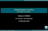 Mathématiques concrètes - TuxFamily pdf/iut... · 2011-12-12 · Formule de ayloTr-Mac Laurin Formule de ayloTr avec reste intégral Formule de ayloTr-Young. 6 Développements limités