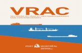 vrac - port-montreal.com · raisons 10 de choisir le port de montrÉal 2 3 le vrac en chiffres jusqu’À 2 500 camions par jour 1 00 km de voies ferrÉesstratÉgique le long des