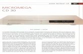 MICROMEGA CD 30 · avec le dernier album de Giovanni Mirabassi, Terra Furiosa sur Sienna's Song, le C030 sépare parfaitement dans l'espace batterie, piano, contrebasse sans les coller