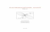 PHQ 421 : Electromagnetisme avancehichem-sebti.e- · PDF file 2012-01-21 · Chapitre 1 Équations de Maxwell L’objectif de ce chapitre est l’établissement des lois fondamentales