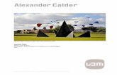 Alexander CalderCalder · PDF file Dossier pédagogique des collections – LaM - Lille Métropole Musée d’art moderne, d’art contemporain et d’art brut. 3 – Alexander Calder,