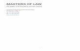 MASTERS OF LAW ... 4 I. PLANS D¢â‚¬â„¢£â€°TUDES DES MASTERS OF LAW A. Pr£©ambule Le cursus du Master of Law