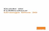 Guide de l’utilisateure Orange Dive 30assistance.orange.fr/medias/woopic/files/content/download/355110/9751591/version/1/...ou désactiver le mode Avion, ou pour éteindre ou redémarrer