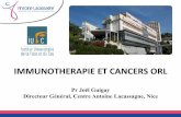 IMMUNOTHERAPIE ET CANCERS ORL...Tumor-infiltrating lymphocytes (TILS) prédisent la réponse à la chimioradiothérapie dans les cancers ORL Balermpas P, et al. Br J Cancer. 2014;110(2):501–509