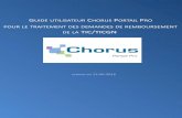 Guide utilisateur Chorus Portail 3. Ergonomie de Chorus Portail Pro 3.1. Ergonomie de la page d¢â‚¬â„¢accueil