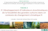TACHE’2’ ’Développementd ... - oracle.lsce.ipsl.fr Calculaon ’of’the’indicators’ in’the’contextof climate’ change’ Proposalof ecoclimac ’ indicators’to’