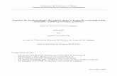 Aspects de la phonologie du schwa dans le français contemporainjulieneychenne.info/files/pdf/Eychenne_these.pdf · 2012-01-19 · Aspects de la phonologie du schwa dans le français