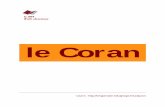 Coran - archives.ecole-alsacienne.orgarchives.ecole-alsacienne.org/CDI/pdf/1400/14058_ANON.pdf · AL-FATIHA (PROLOGUE) 7 versets - Pré-Hégire 1. ... qui croient à l'invisible et