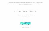 PHOTOCHIMIEphotochemistry.epfl.ch/PC/Chapitre1.pdf · 2006-03-10 · – 1 – 1.1 Introduction Le vocable « photochimie » est employé de façon relativement vague. Alors qu'une