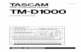 TM-D1000 REF(FR) · POUR CES DERNIERS ONT ETE CONCUS SELON LA NORME IEC 268-15A. [3] Connecteurs MIC/LINE [5 à 8] Utiliser ces jacks 6,35 mm pour le raccordement de divers équipements,