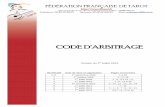 CODE D’ARBITRAGE - Fédération Française de Tarotfftarot.fr/assets/documents/R-CA201306.pdf · 6 sur 18 Code d’arbitrage Renonce La renonce c’est ne pas respecter les règles