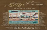 Festival Soufi de Paris · 2018-12-06 · au Multiple. Principe du déploiement et arcane de la vie, l'affirmation du multiple lui-même est une manière de poser l’unité. C’est