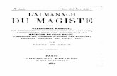 Anonyme. Almanach du magiste Publié par un groupe d ......CALENDRIER MAGIQUE (20 mme þÿi897 :20mms 1898) indiquant lu prinoipm: upon do 1; Lune uno les sum: plauåtu at dans du