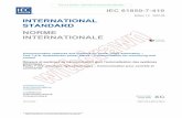 INTERNATIONAL STANDARD NORME INTERNATIONALEed1.0}b.pdfINTERNATIONAL STANDARD NORME INTERNATIONALE Communication networks and systems for power utility automation – Part 7-410: Hydroelectric