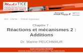 Chapitre 7 : Réactions et mécanismes 2 : Additionscyan1.grenet.fr/podcastmedia/PACES-2014-2015/UE1-BCH2-07...avec le solvant 2.1. Additions sur les carbonyles (C=O) des aldéhydes