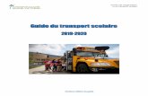 Guide du transport scolaire...Guide du transport scolaire 2019-07-08 3 de 33 Liste des documents en annexe 1. Procédure à l’intention des directions d’écoles primaires et des