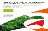 Acquérir des références techniques en grandes …...71 Synthèse régionale des expérimentations en grandes cultures biologiques Pays de la Loire 2016 Chambre d’agriculture des