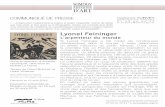 L’arpenteur du monde · 2015-03-10 · donne une perspective nouvelle sur Feininger. Par le choix des papiers et des typographies, ainsi que par la qualité de ses reproductions,