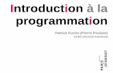 Patrick Fuchs (Pierre Poulain) - GitHub Pages · Notion d’algorithme Wikipedia: Un algorithme est une suite finie et non ambiguë d’opérationsou d'instructions permettant de