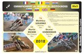 CHAMPIONNAT du MONDE de MOTOCROSSmemotocross.fr/downloads/2cm-2012-mx3-res-complet.pdf · de GP et 2 victoires de manche. ... 10 147 SODERBERG Ludwig FI Hon 7 11 10 8 12 13 7 11 11